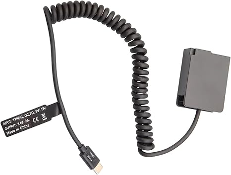 Caisi DMW‑BLC12 Type‑C Dummy Battery Adapter Kit2