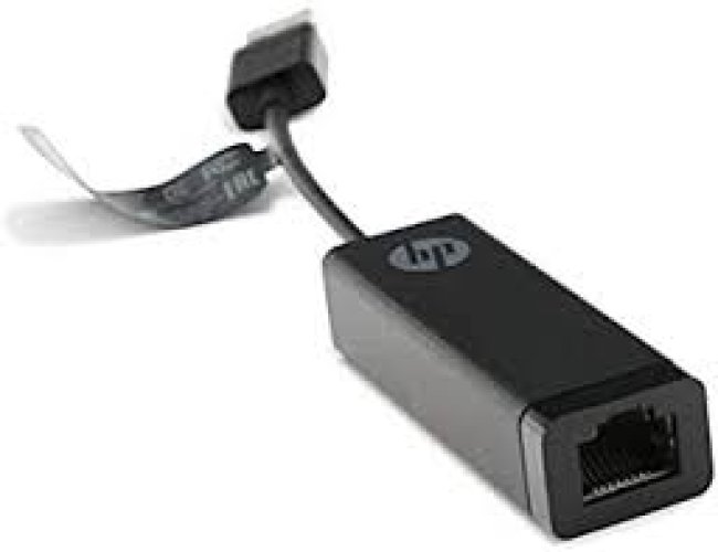 HP USB-C to RJ45 Adapter – Black – V7W66AA