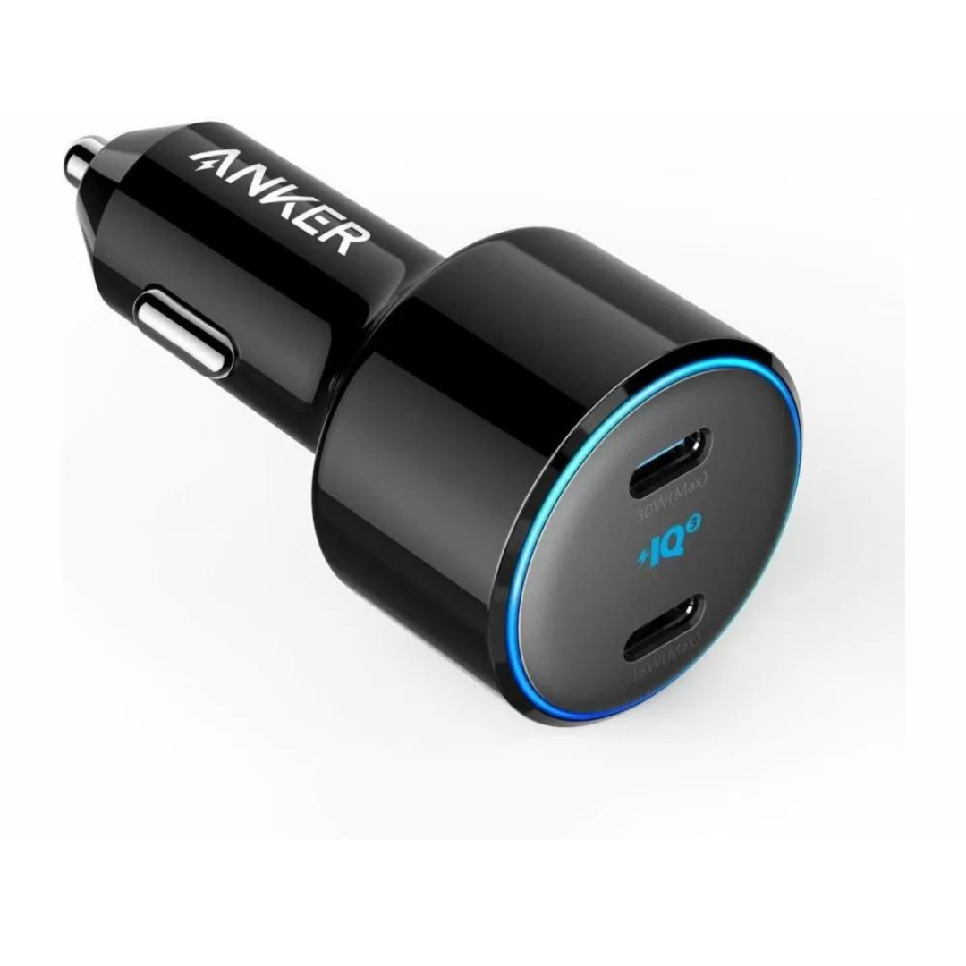 Anker PowerDrive+ III Duo Origin 2 (48W) USB C PD-30W - 18W Car Charger - Black | AN.A2725H11.BK3