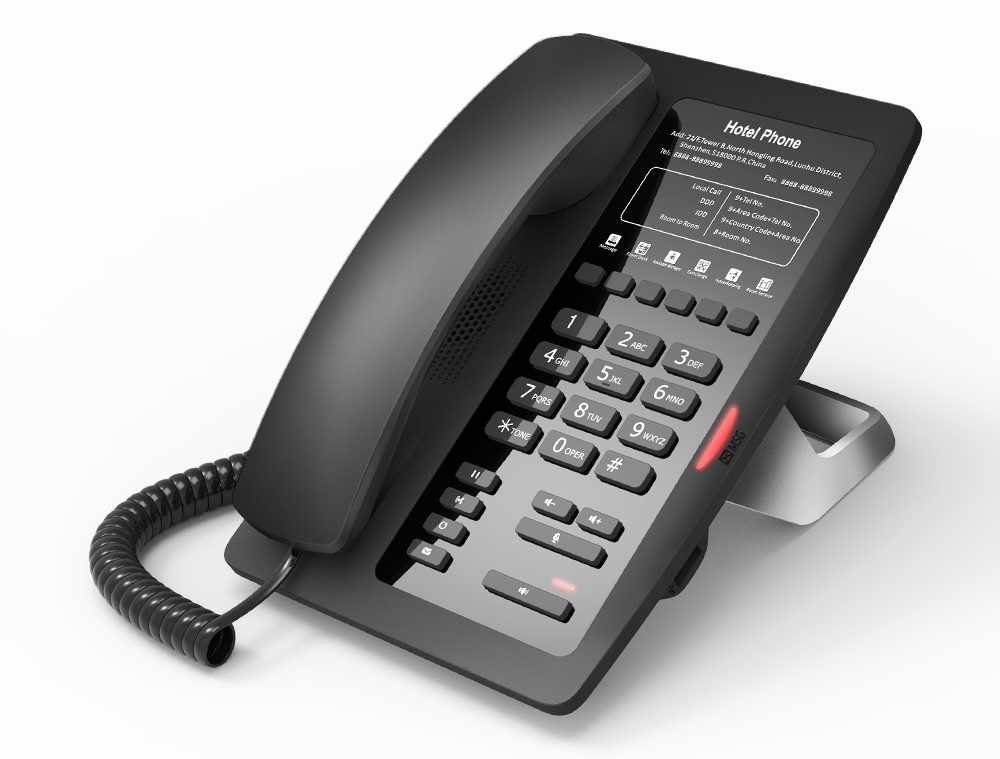 Fanvil H3 Hotel IP Phone – Compact & Guest-Friendly VoIP2
