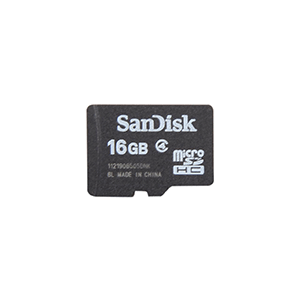 SanDisk 16GB microSDHC Flash Card Model SDSDQM-016G-B35