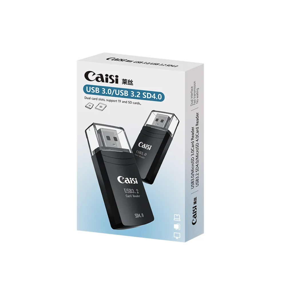 Caisi USB 3.2 SD4.0 High-Speed Card Reader2