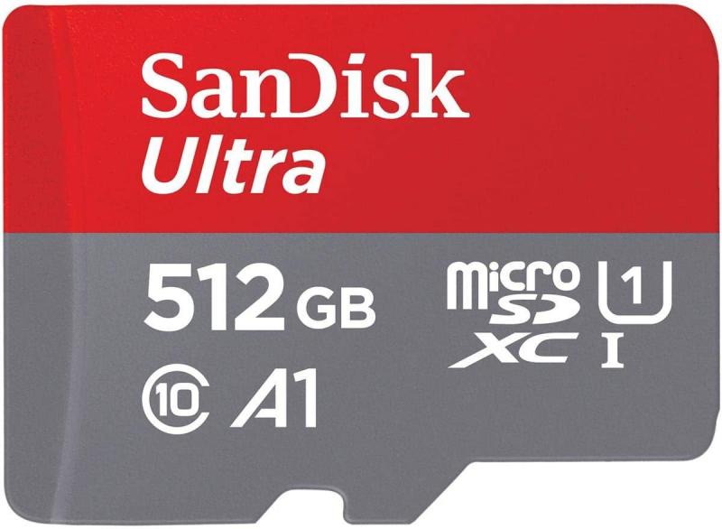 SanDisk MicroSD 512GB Class 10 100MB/s -SDSQUNR-512G-GN3MN4