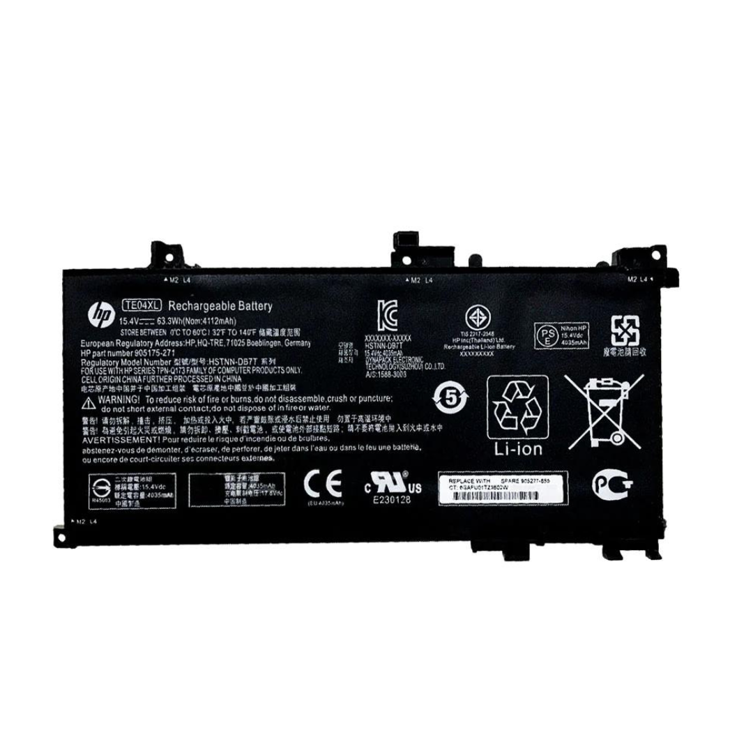 15.4V 63.3WH HP Omen 15-ax252nr 15-ax256nr battery- TE04XL