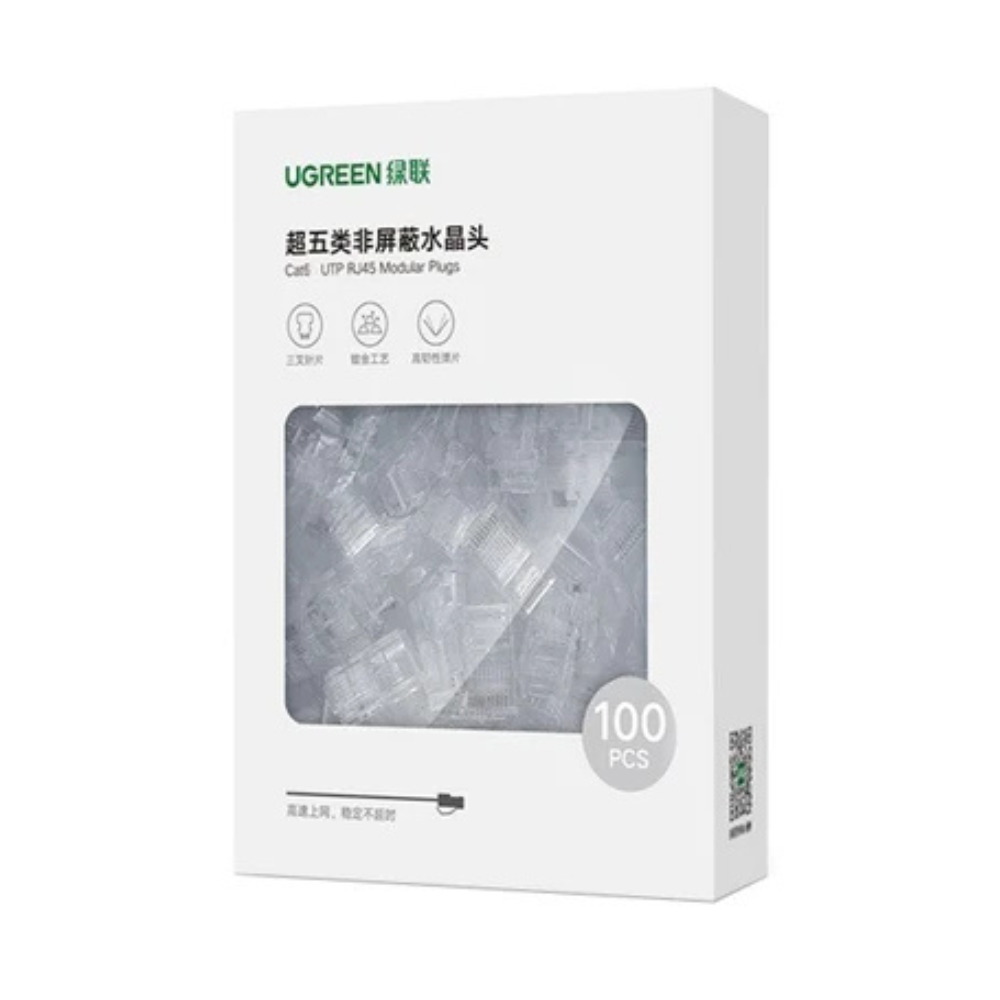 UGREEN Cat6 FTP RJ45 Modular Plugs 100-Pack - NW1110