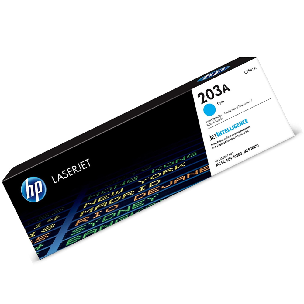HP CF541A 203A Original LaserJet Toner Cartridge, Cyan, Single Pack