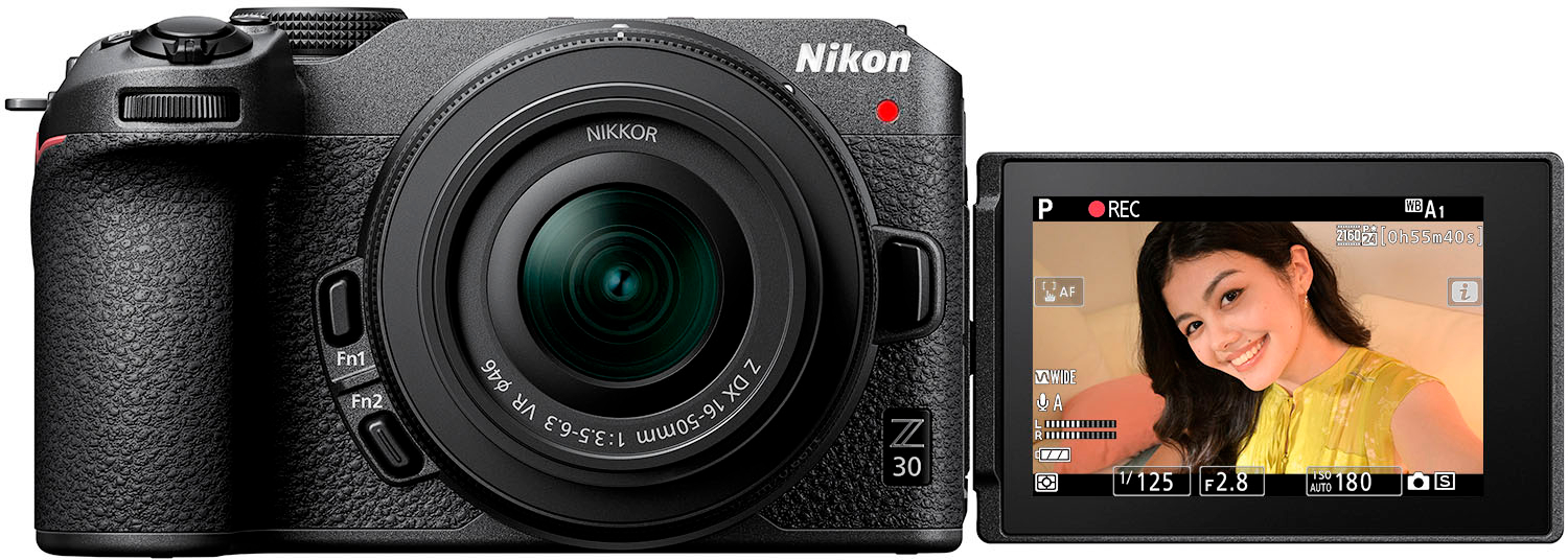 Nikon Z30 Dx-format Mirrorless Camera With Nikkor Z Dx 16-50mm F/3.5-6.3 Vr Zoom Lens
