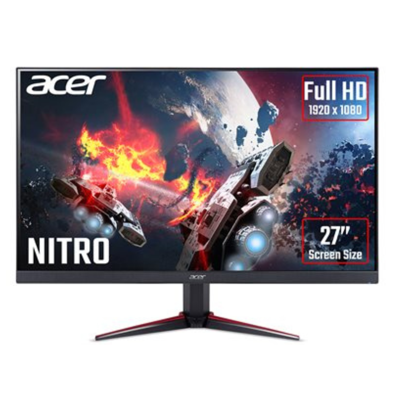Acer 27″ Inches Nitro VG270 Series Gaming Monitor, FHD, VGA And HDMI Port - UM.HV0EE.0200