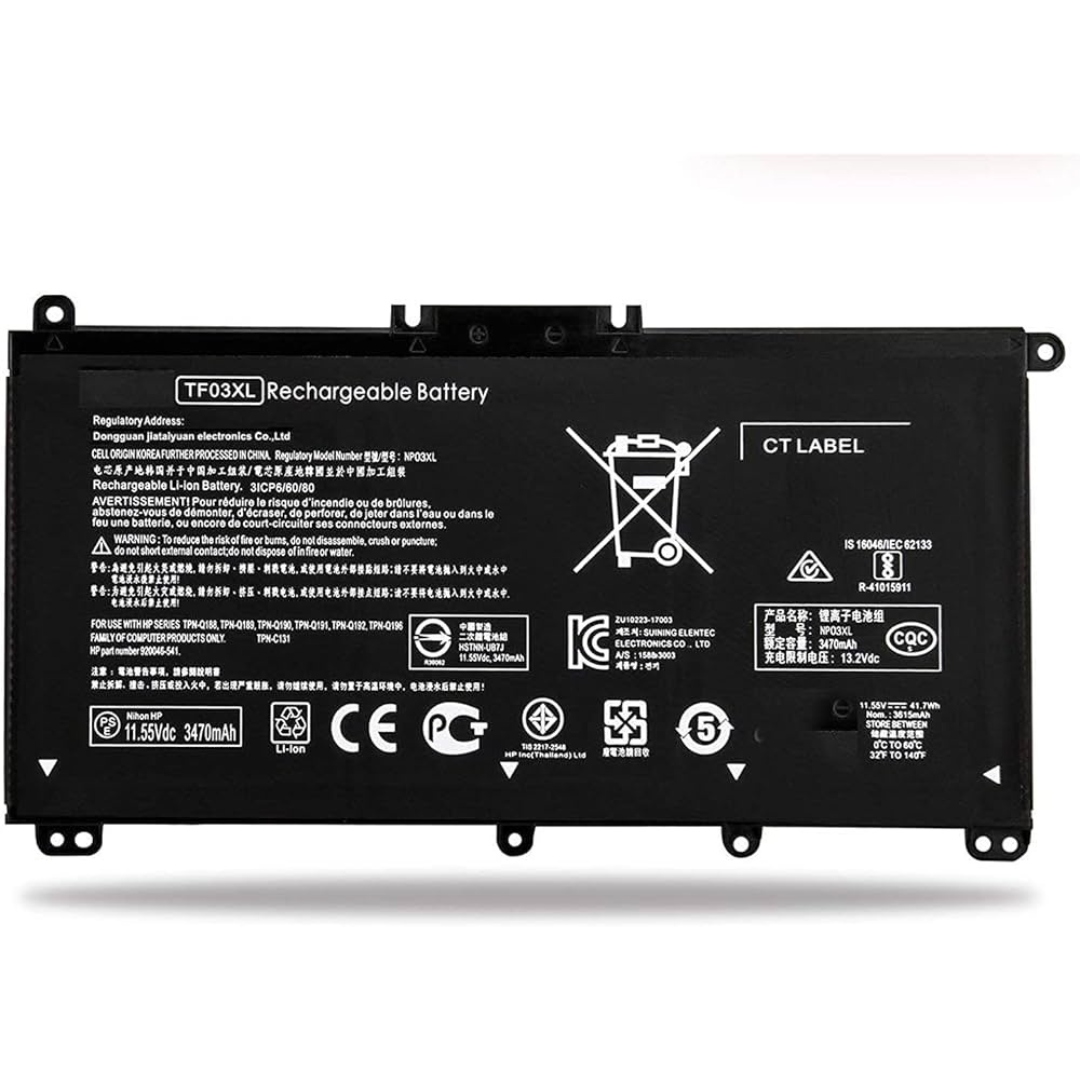 HP 15-dy1031wm 15-dy1032wm battery- TF03XL4