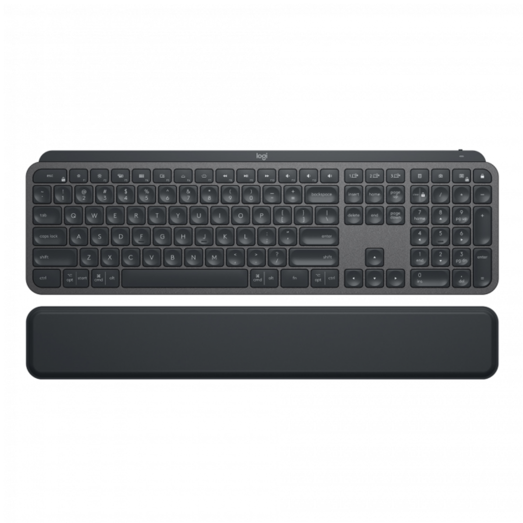 Logitech MX Keys Plus keyboard RF Wireless + Bluetooth AZERTY French Graphite Azerty FR2