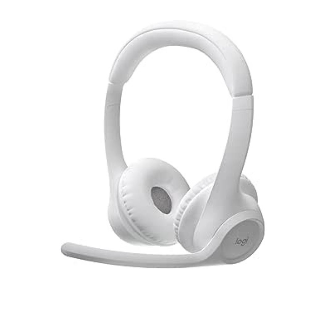 Logitech Zone 300 Bluetooth Headset with Noise Cancelling Mic - Off White - 981-001417