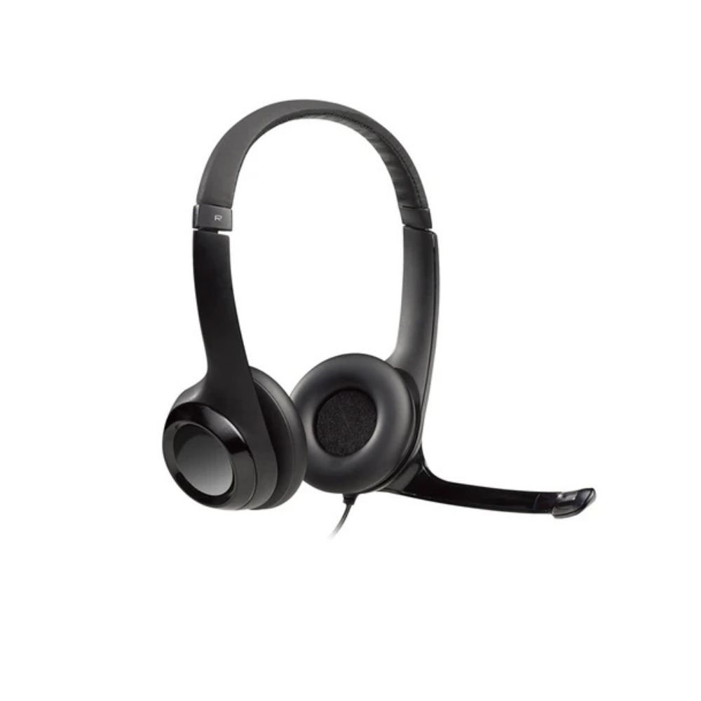 Logitech H390 USB-C Headset with Noise Cancelling Mic - Black - 981-001576