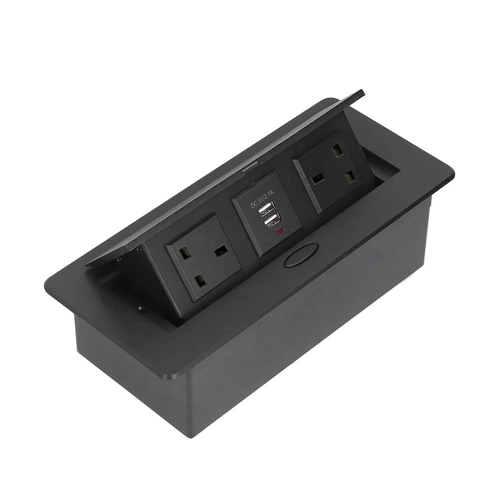 Nexa Multifunction Flip-up Socket (Black)3