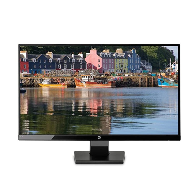 HP 27w 27 Inch LED Monitor (1920 x 1080 Pixel Full HD, 5 ms 60 Hz Refresh Rate HDMI VGA) - Black2
