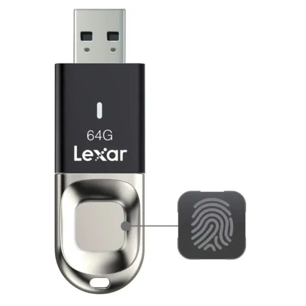 Lexar Fingerprint F35 64GB Flashdrive