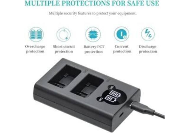 Caisi CS‑LP‑E8 Dual Battery Charger3