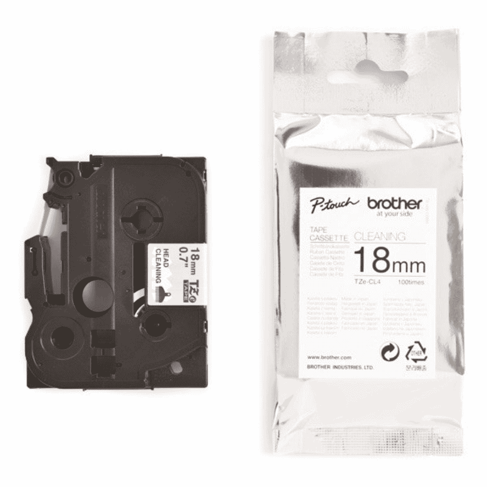 Brother TZE-Cl4 18MM Cleaning tape2