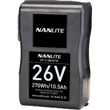 Nanlite 270Wh 26V V-Mount Li-Ion Battery2
