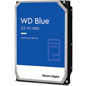 Western Digital 2TB WD Blue PC Hard Drive HDD - 5400 RPM, SATA 6 Gb/s, 256 MB Cache, 3.5