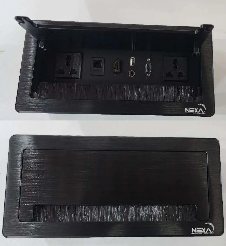 Nexa Multifunction Flip-up Socket (Black)0