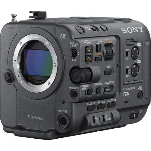 Sony FX6 Full-Frame Cinema Camera Body Only0