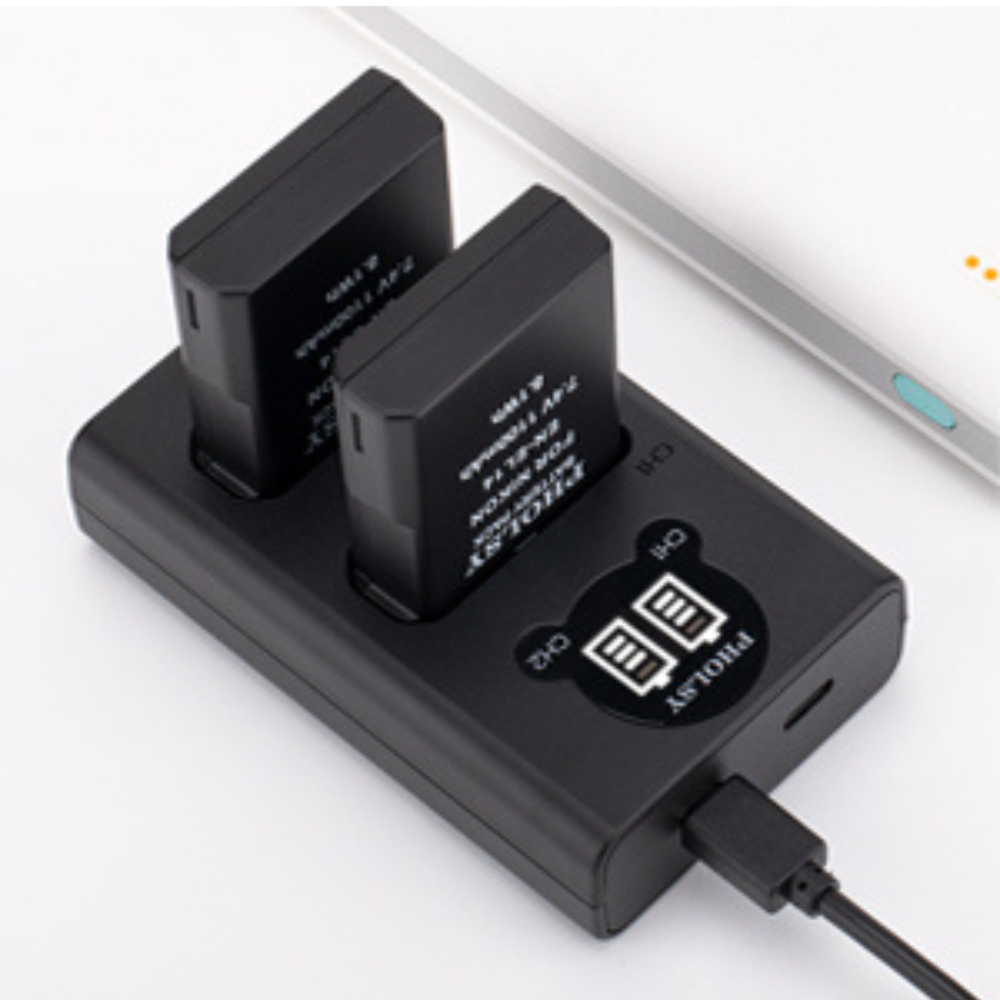 Caisi Nikon EN-EL14a Set 2 Battery and Charger Kit0