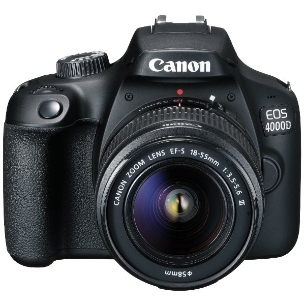 Canon EOS 4000D DSLR with 18-55mm Lens