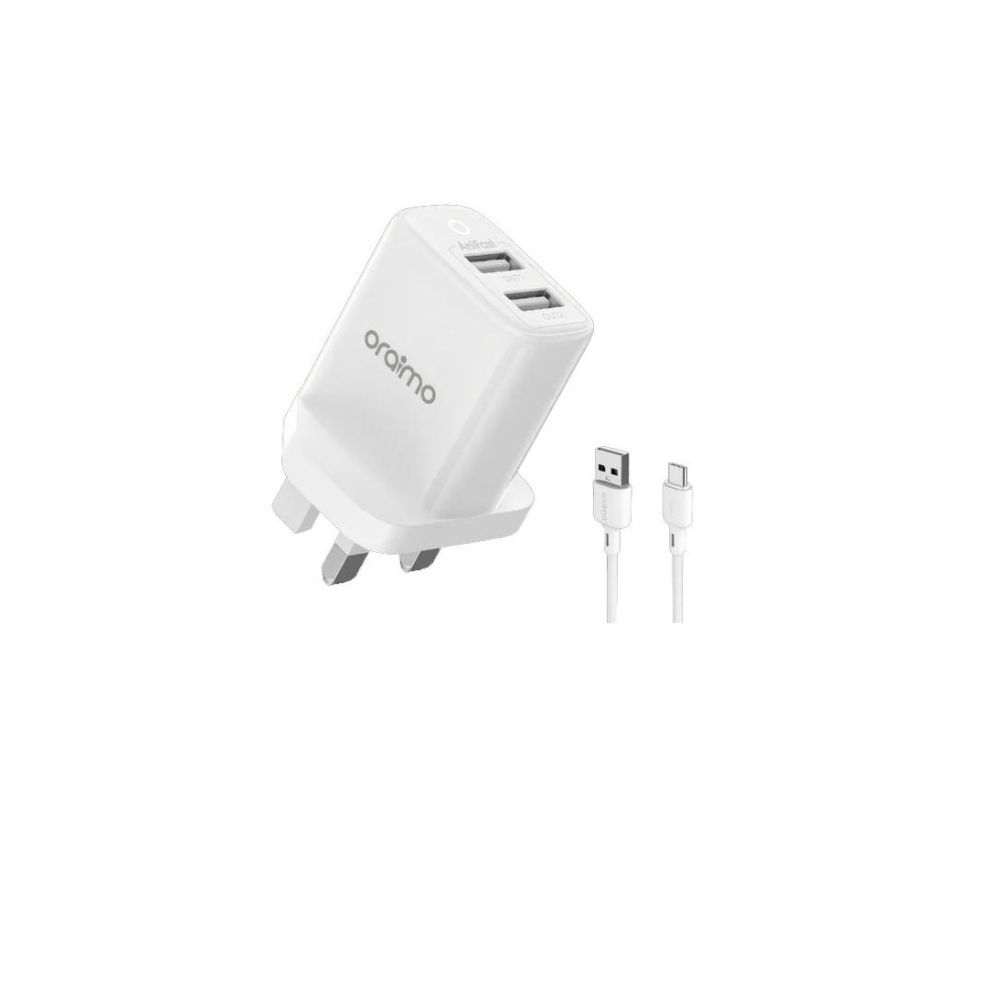 Oraimo OCW-U63D Firefly-2 5.0V/2.1A Dual USB Fast Wall Charger