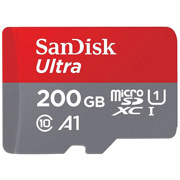 SanDisk MicroSD CLASS 10 98MBPS 200GB W/O ADAPTER, (SDSQUAR-200G-GN6MN)2