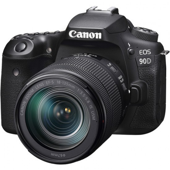 Canon EOS 90D DSLR with 18-55mm lens3