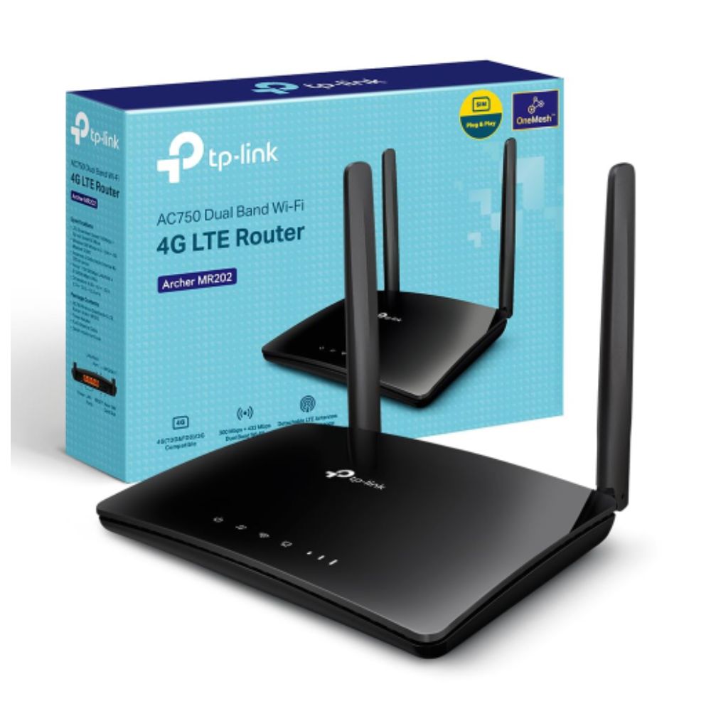 TP-Link Archer MR202 AC750 Wireless Dual Band 4G LTE Router