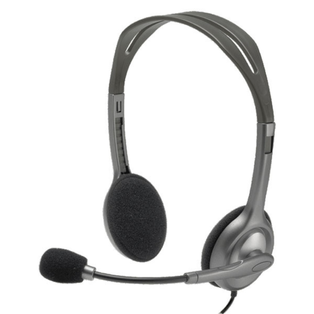 Logitech Stereo Headset H111 – Black (3.5 MM JACK) – 981-0005932
