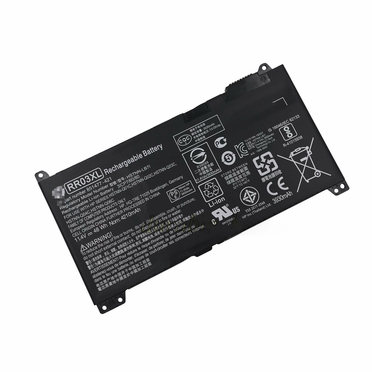 HP ProBook 450 G5 Battery 6-Cell 48Wh 11.4V 