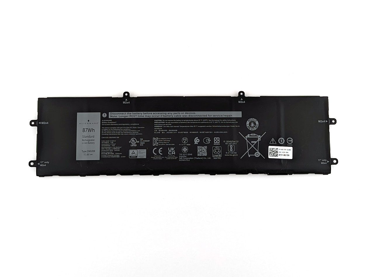 87wh ALIENWARE x17 R2 battery