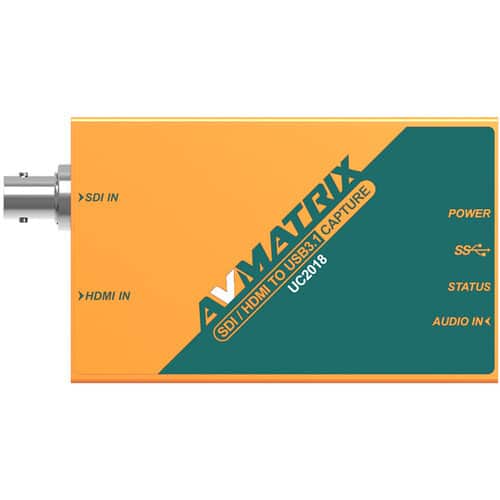 AVMatrix UC2018 SDI/HDMI to USB 3.0 Video Capture