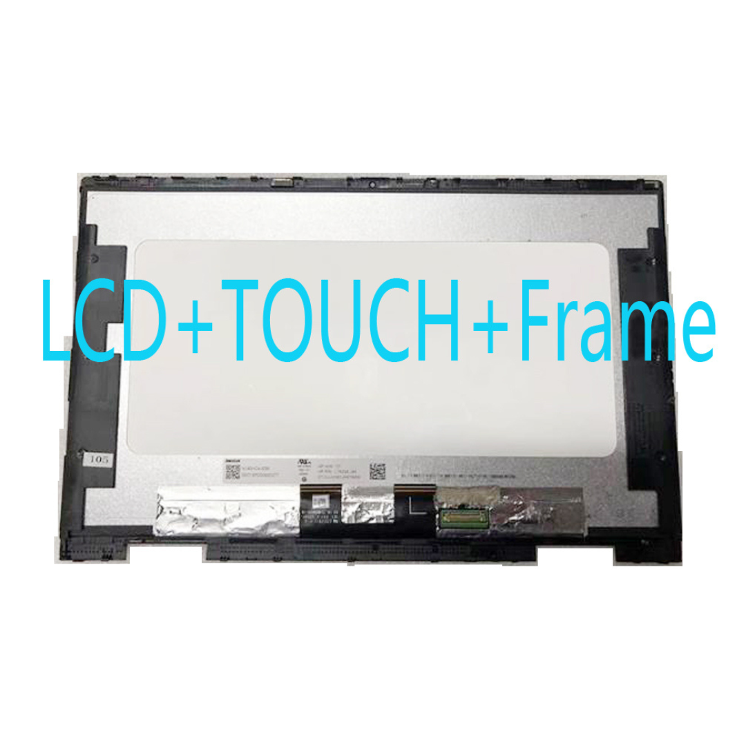 HP Pavilion X360 Convertible 14-DY 14DY 14M-DY Display Touch Screen Digitizer Assembly Frame FHD Replacement(1920x1080)3