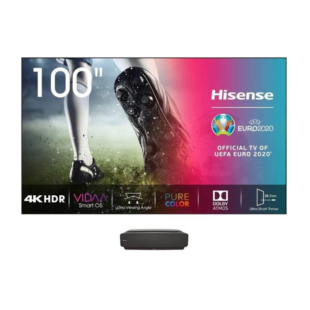 Hisense 4K Ultra HD HDR Laser TV 100″ – HE100L50