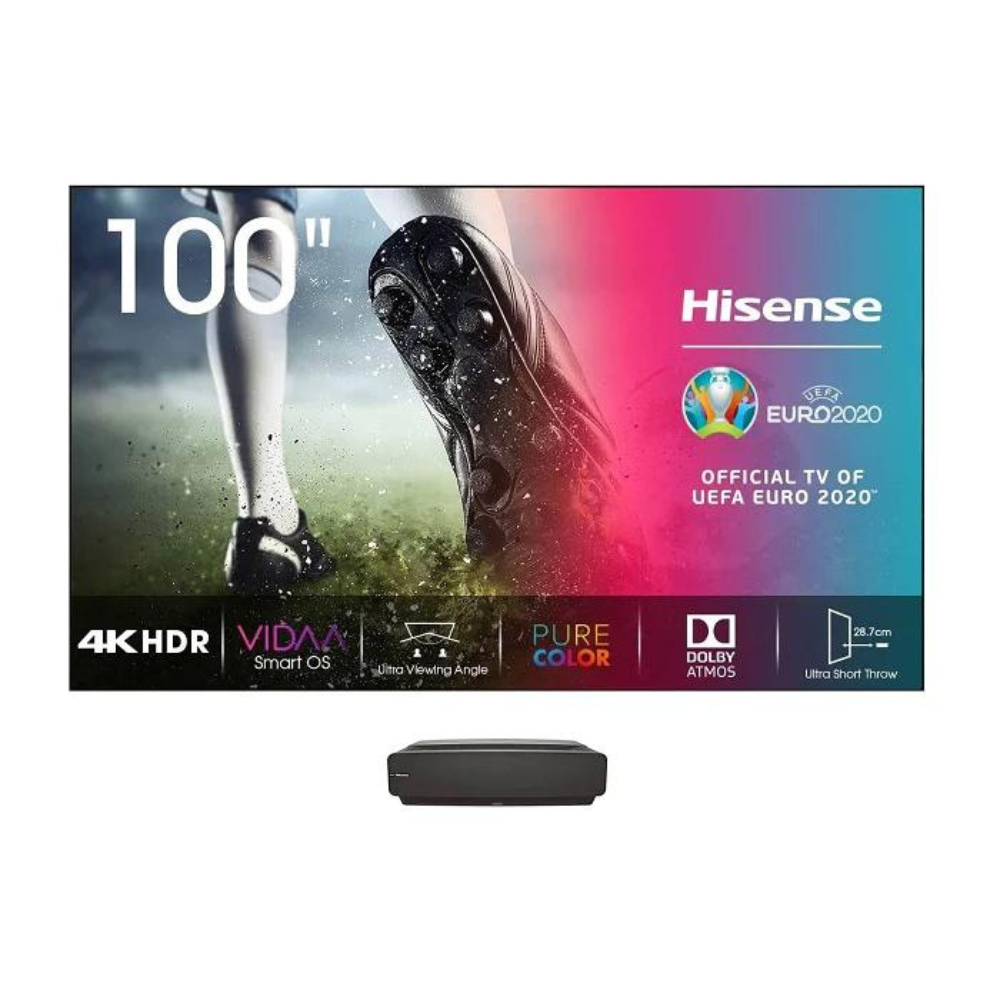 Hisense 4K Ultra HD HDR Laser TV 100″ – HE100L52