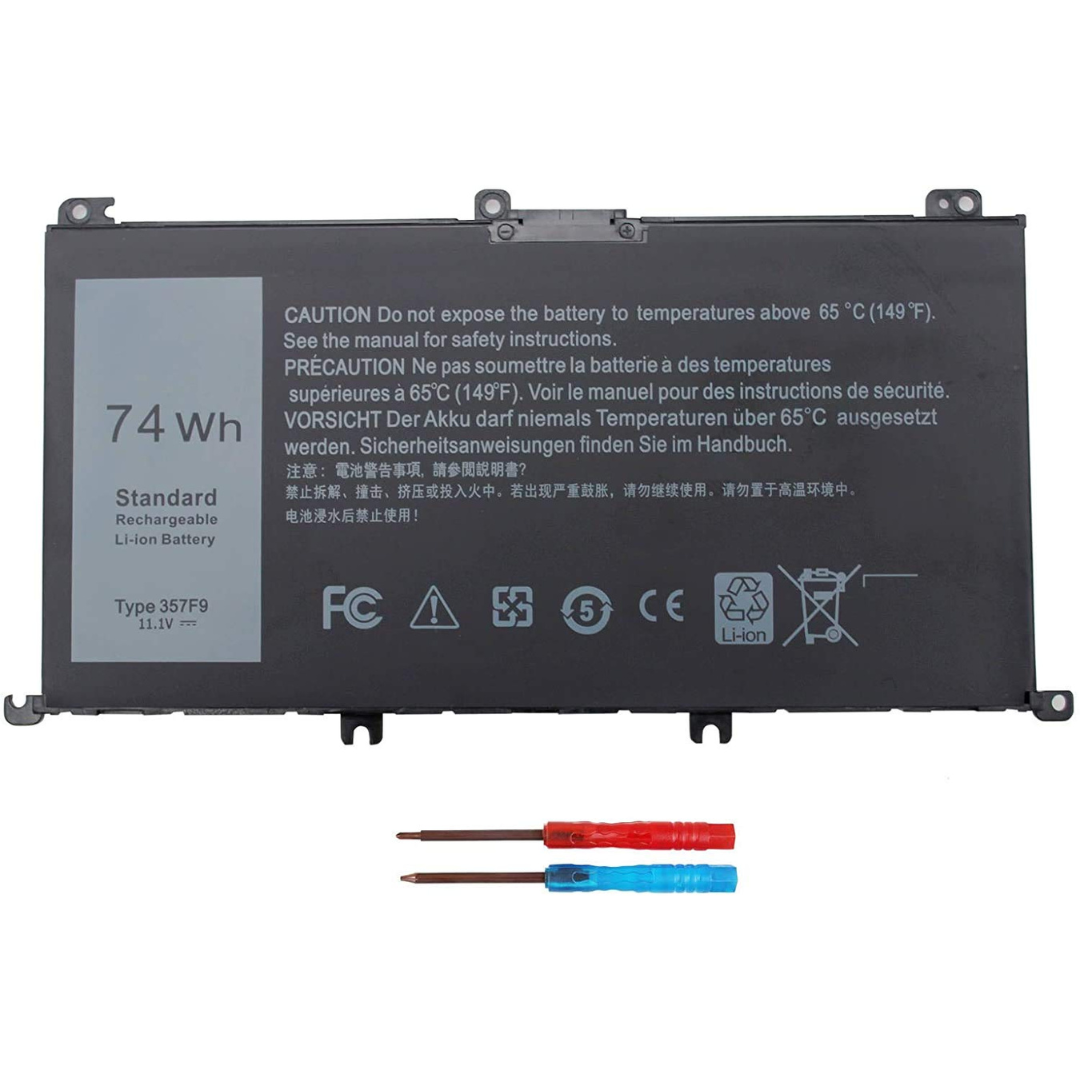 Original 74Wh Dell Inspiron 15 Gaming 7567 battery2