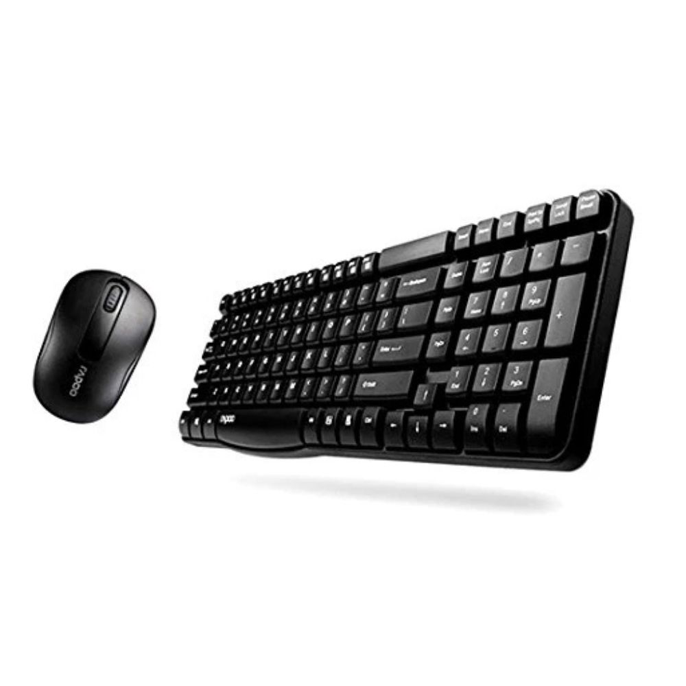 RAPOO X1800S WIRELESS KEYBOARD AND MOUSE COMBO – BLACK