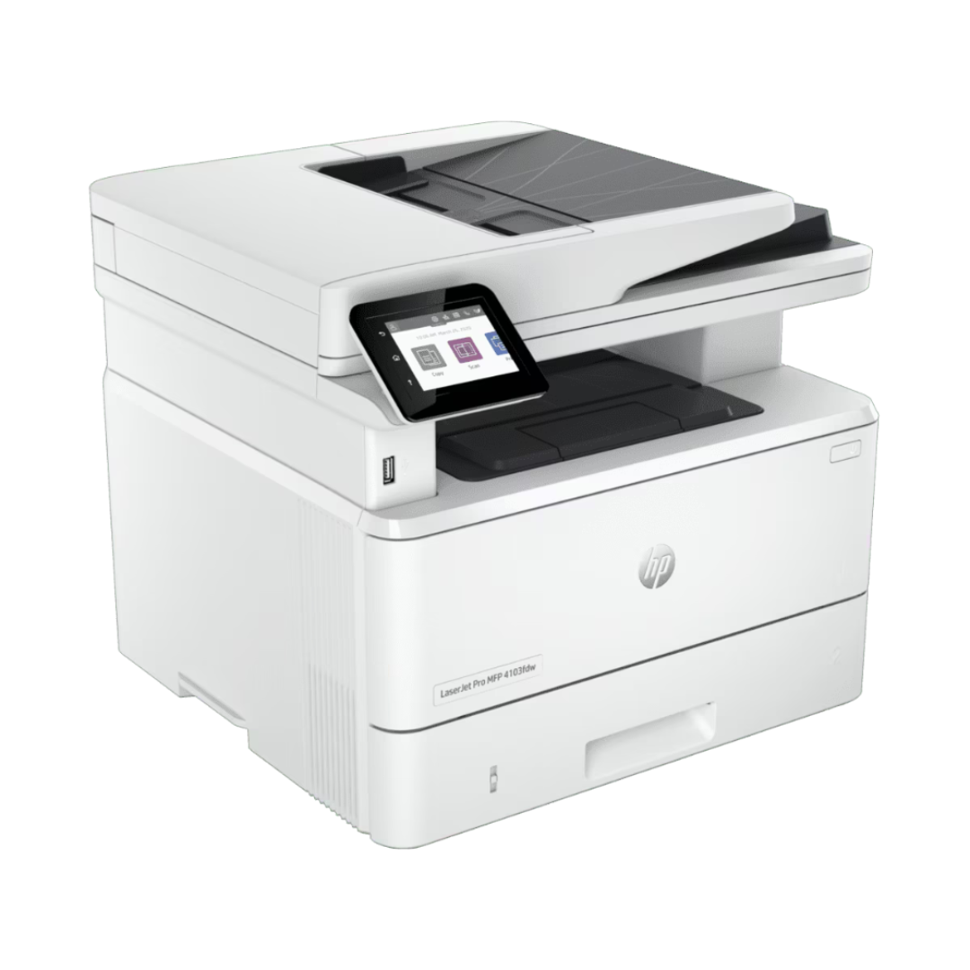 HP LaserJet Pro MFP 4103fdw Printer; Print, Copy, Scan, Fax - 2Z629A4