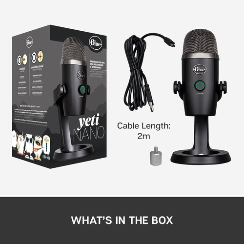 Blue Yeti Nano Multi-Pattern USB Condenser Microphone3