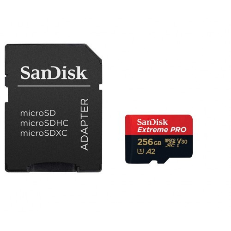 SanDisk Extreme Pro Micro SDXC UHS-I U3 A2 V30 Memory Card (256GB)4