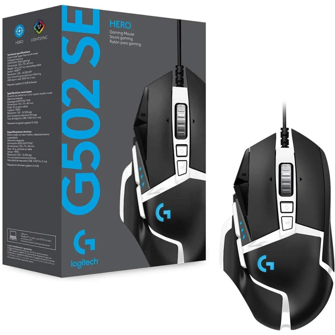 Logitech G502 SE Hero High Performance RGB Wired Gaming Mouse 4