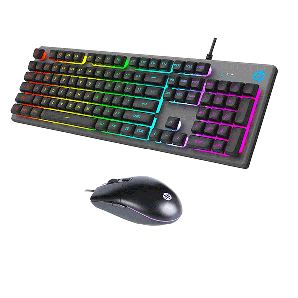 HP KM300F Wired Gaming Keyboard & Mouse Combo, Membrane Backlit, 26 Keys Anti-Ghosting, 3 LED Indicators & 3D 6K USB Mouse with 6400DPI, Six-Speed Cyclic Resolution Switching (8AA01AA)4