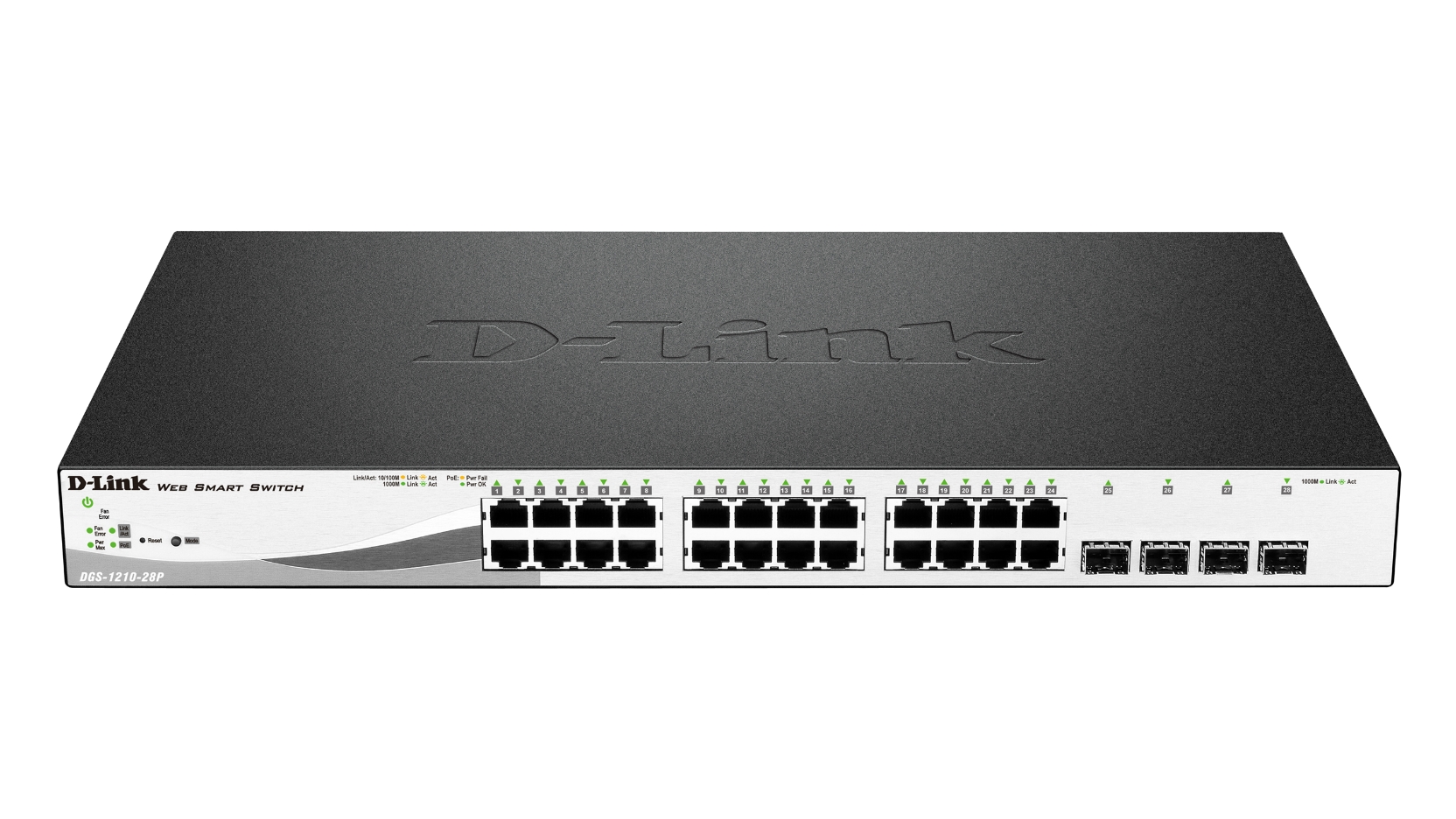 D-LINK DES-1210-28P – 24-Port Fast Ethernet PoE Smart Switch
