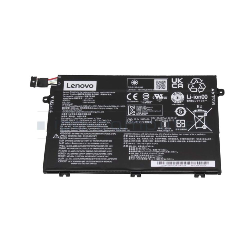 Lenovo ThinkPad L15 Gen 2 20X3 20X4 battery