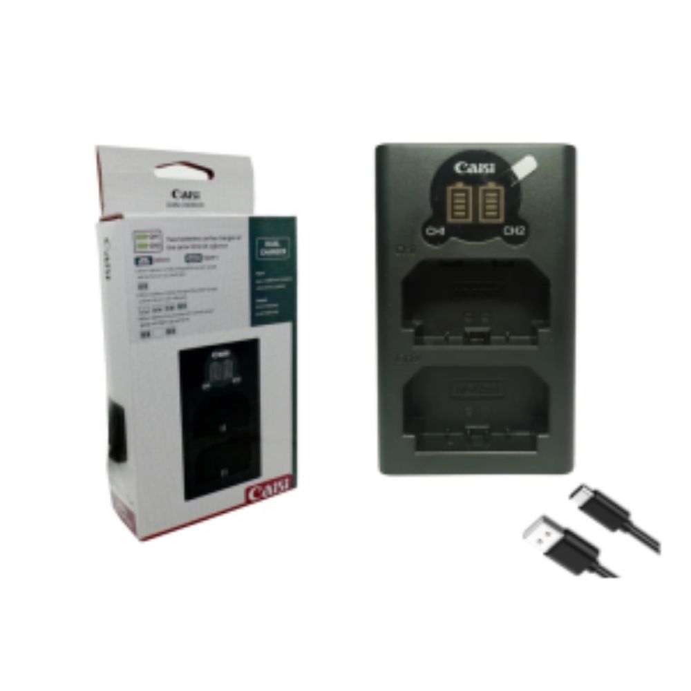 Caisi 2-Pack NP-FW50 Sony Replacement Battery and Charger Set3
