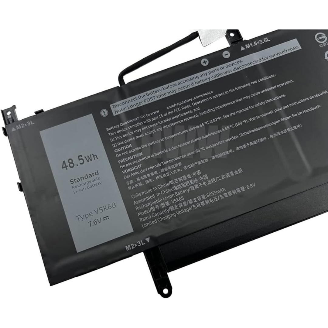 Dell P95F P95F002 battery 7.6v 48.5Wh3