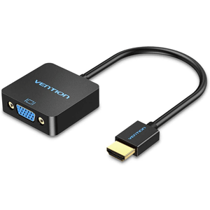 VENTION HDMI TO VGA CONVERTER WITH FEMALE MICRO USB AND AUDIO PORT - VEN-ACRBB